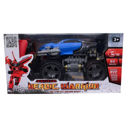 Vehiculo Radio Control Transf Robot Rc