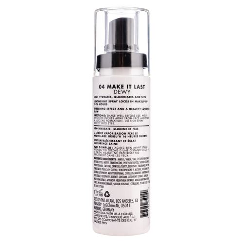 Maquillaje Milani Make It Dewy 3 In 1 Setting Spray