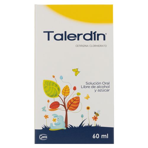 Jarabe Talerdin solución oral - 60 ml