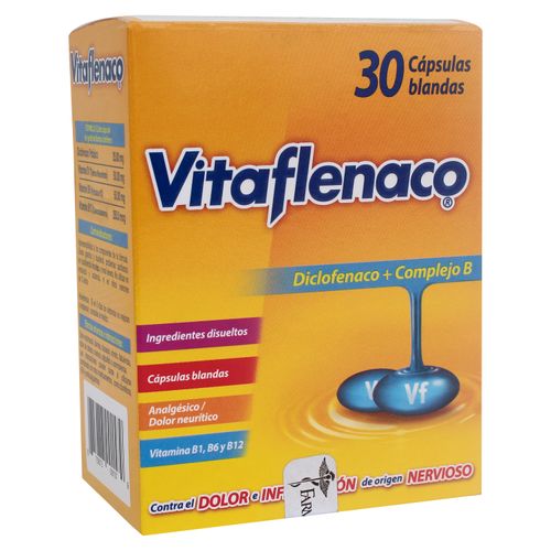 Vitaflenaco Caja-30  Capsulas Blandas  -Precio indicado por Unidad-