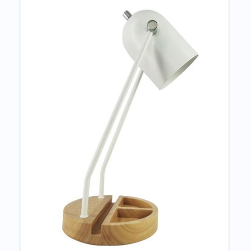 Lampara Mainstays Para Escritorio Base Madera