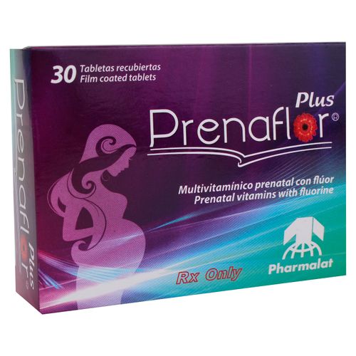 Prenaflor Plus Pharmalat 30 Tabletas  -Precio indicado por Unidad-