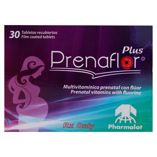 Prenaflor Plus Pharmalat 30 Tabletas  -Precio indicado por Unidad-