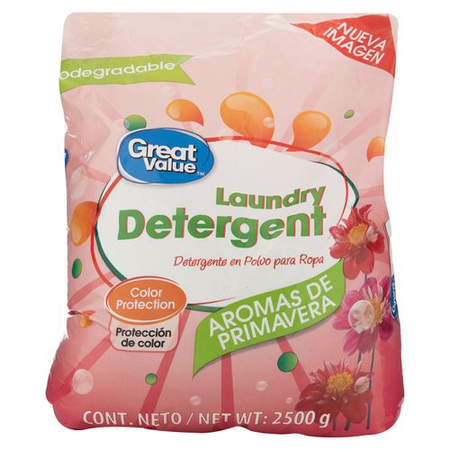 Detergente Great Value Primavera - 2500gr