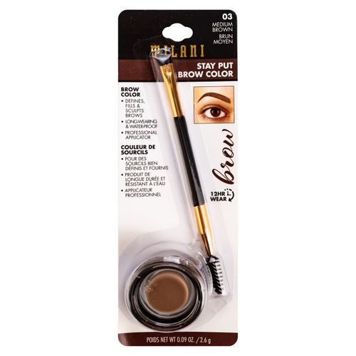 Brow Color Stay Milani Put 03 Med Brown