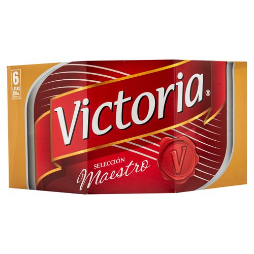 6 Pack Lata Victoria Seleccion Maestro 355ml