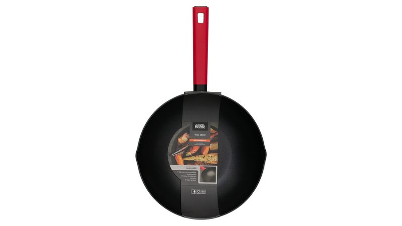 Belleza y Hogar - Sartén Tramontina Wok Capacidad de 28 cm . 3.3 litros Con  tapa de Vidrio Original Sellado, en caja. Visita mi página tenemos más  productos y ofertas:  Pedidos