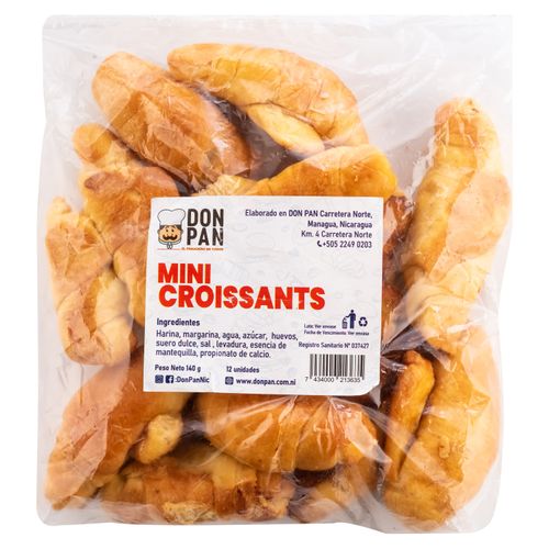 Mini Croissant Don Pan 12 Ud - 140 g