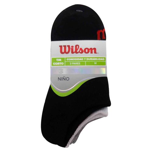 3 Pack Medias Tin Wilson Niño Multicolor Sin Felpa. Modelo:B6996