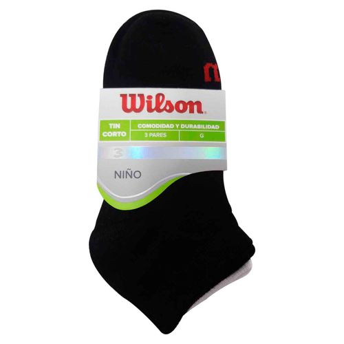 3 Pack Medias Tin Wilson Niño Multicolor Sin Felpa. Modelo: B6997