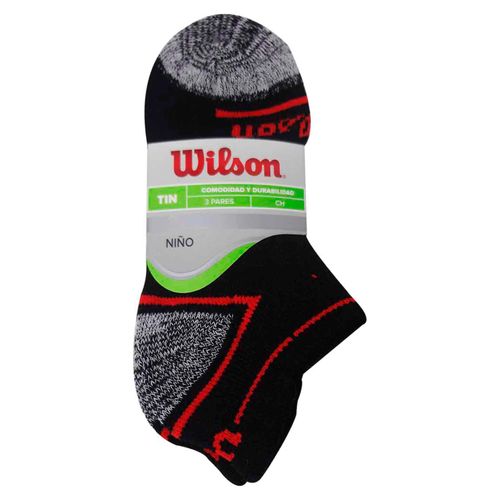 3 Pack Medias Tin Wilson Niño Multicolor Afelpado. Modelo: B7001