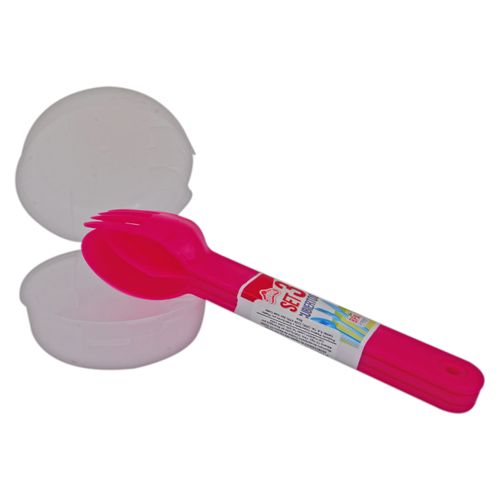 Set De Cubiertos Guateplast Con Cobertor