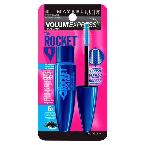 Maybelline New York Volum' Express The Rocket - Máscara Lavable 9 ml