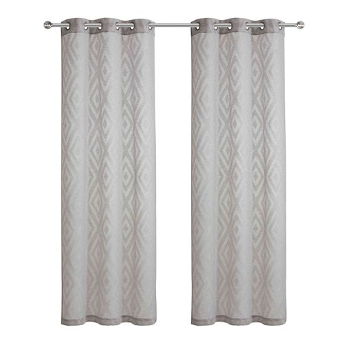 Set De 2 Cortinas Mainstays Gris  Modelo DMDPPR7684GR