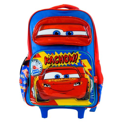 Mochilla Escolar Cars Con Ruedas - 16 pulgadas