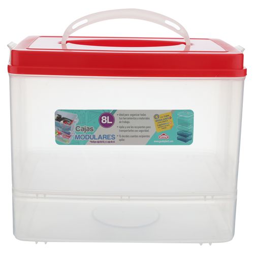 Caja modular Guateplast escolar - 8 L