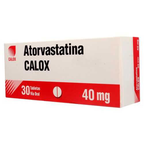 Atorvastatina Calox - 40mg 30Tabletas  -Precio indicado por Unidad-