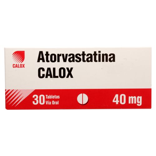 Atorvastatina Calox - 40mg 30Tabletas  -Precio indicado por Unidad-