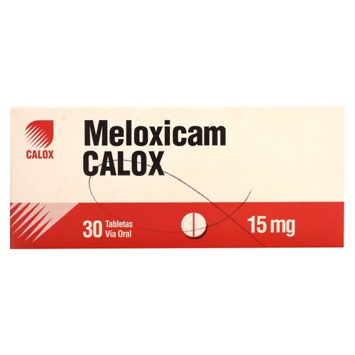 Meloxican Calox 15mg 30 Tabletas - Unidad  -Precio indicado por Unidad-