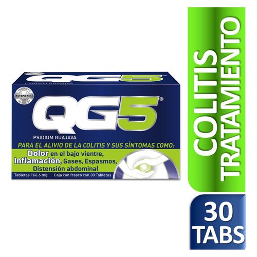 Tabletas  Qg5  Alivio De La Colitis -30 Unidades