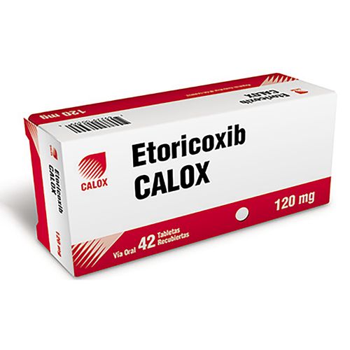 Etoricoxib Calox -120mg 42Tablas