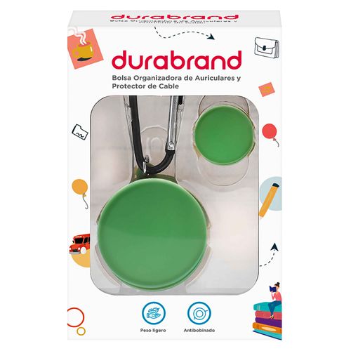 Bolsa  Durabrand INT BTS03 G organizadora de auricular y  protector de cables