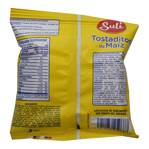 Tostaditos De Maiz Suli - 30gr