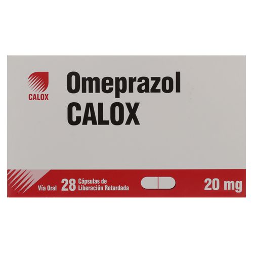 Omeprazol Calox 28 Capsulas - 20mg  -Precio indicado por Unidad-