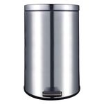 Basurero-Mainstays-Redondo-Pedal-De-Acero-Inoxidable-20l-1-23553