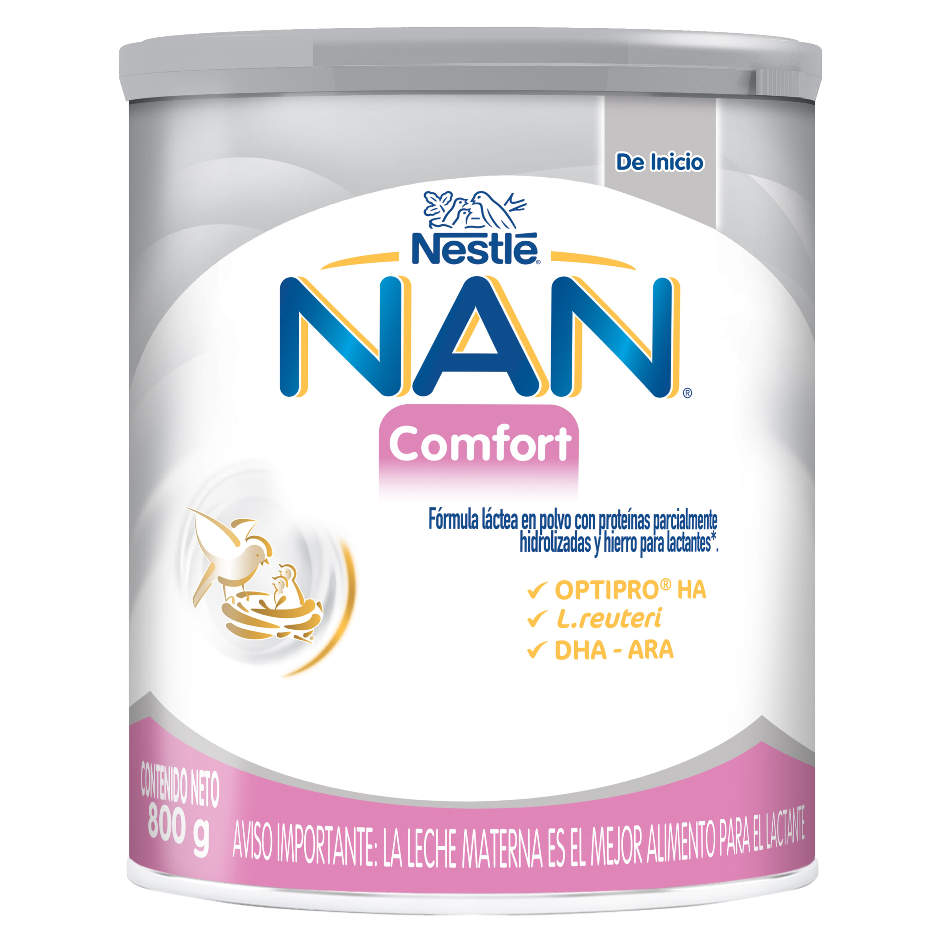Leche Infantil Especial Nestlé NAN CONFORT Total (800g)