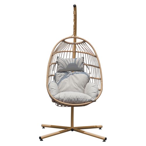 Silla Tipo Nido Mainstays Colgante Beige