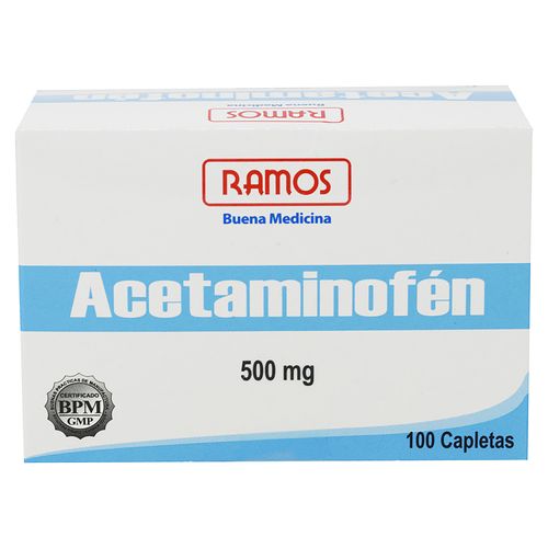 S-Acetaminofen 500 Mg Cx100 Tab