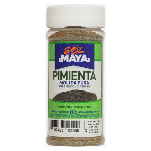 Pimienta Negra Molida Sol Maya -120gr