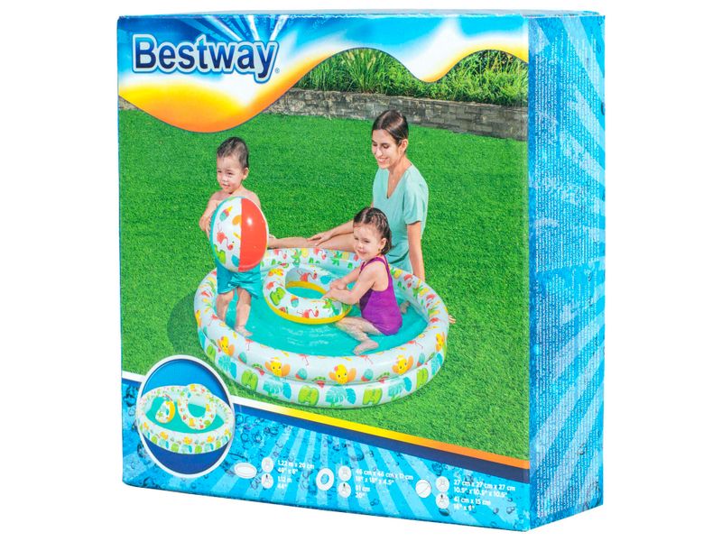 Set-de-Piscina-Marca-Bestway-con-Aro-y-Pelota-Inflable-1-22m-x-20cm-Modelo-51124-Capacidad-para-36-galones-8-23834
