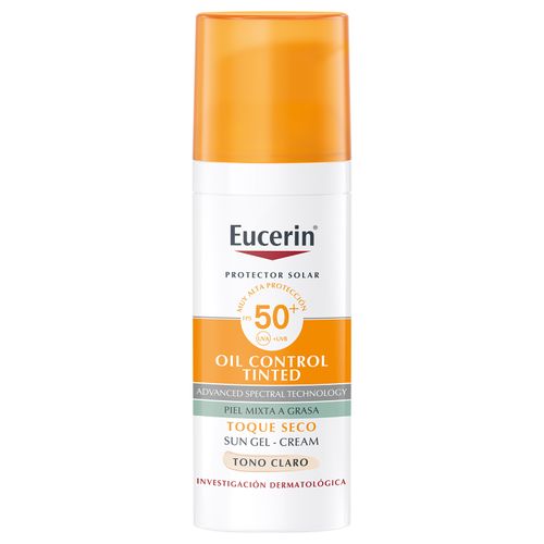 Protector Solar Eucerin Sun Face Oil Control Tono Claro - 50ml