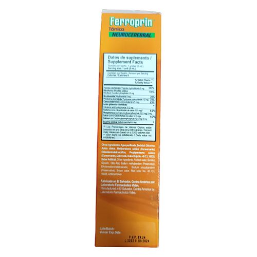 Ferroprin Tónico Vides Neurocerebral - 480ml