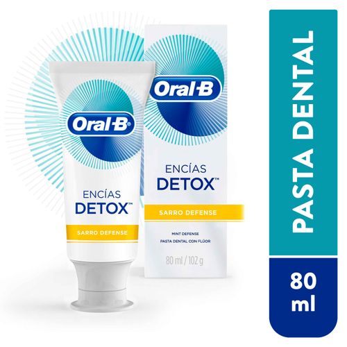 Pasta de Dientes Oral-B Encías Detox Sarro Prevent - 80 ml