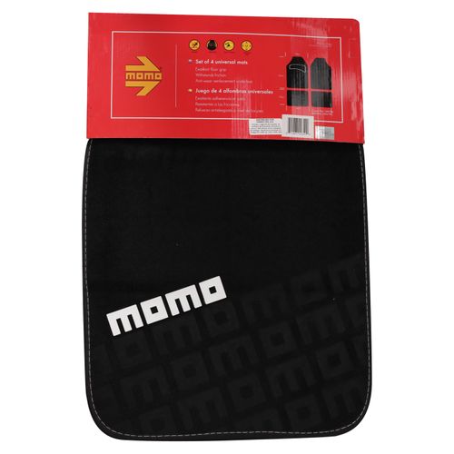 Alfombra Momo Para Carro Color Negro