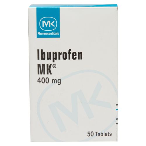 Ibuprofeno Mk 400mg- 50 Tabletas  -Precio indicado por Unidad-