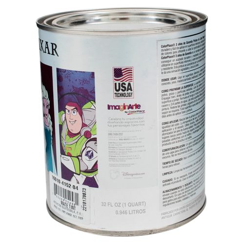 Pintura Látex Colorplace Disney Mate Tinte. 3 Años De Garantía - 1/4 Galón