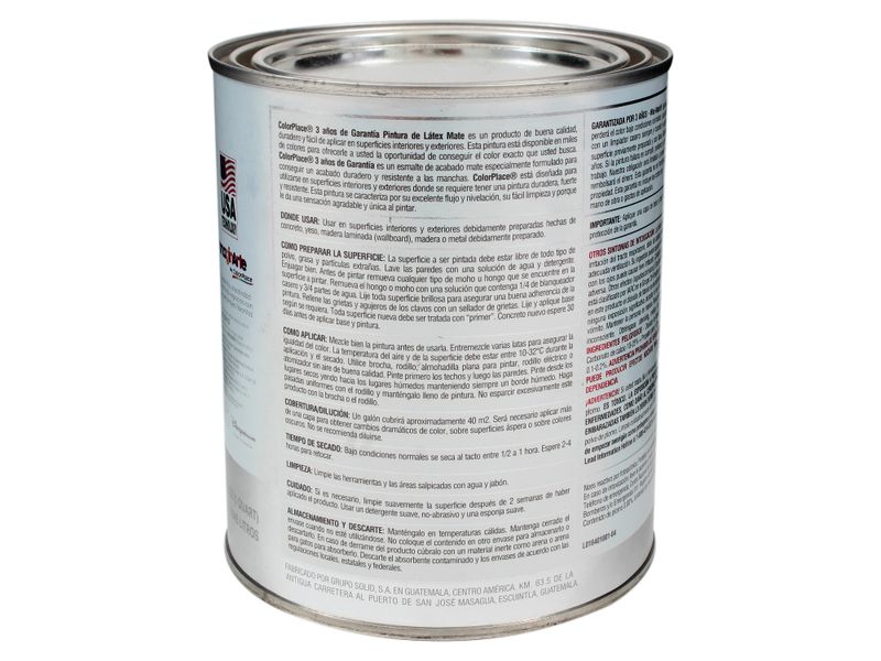 Pintura-L-tex-Marca-Colorplace-Disney-Mate-Tinte-3-A-os-De-Garant-a-1-4-Gal-n-3-23449