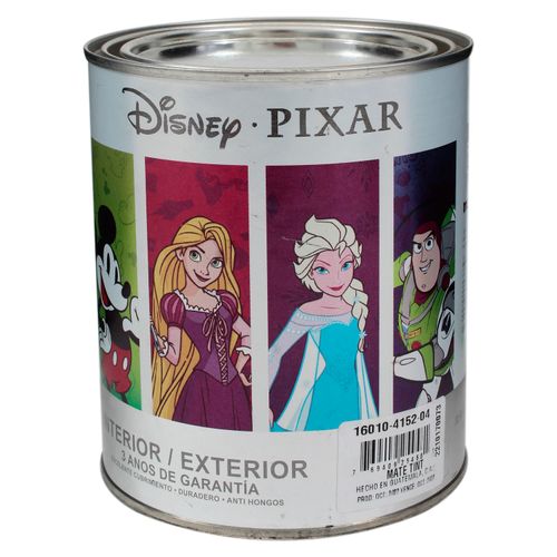 Pintura Látex Colorplace Disney Mate Tinte. 3 Años De Garantía - 1/4 Galón