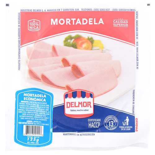 Mortadela Delmor Economica - 125gr