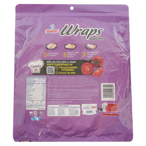 Tortillas Bimbo Rapiditas Wraps  - 320gr