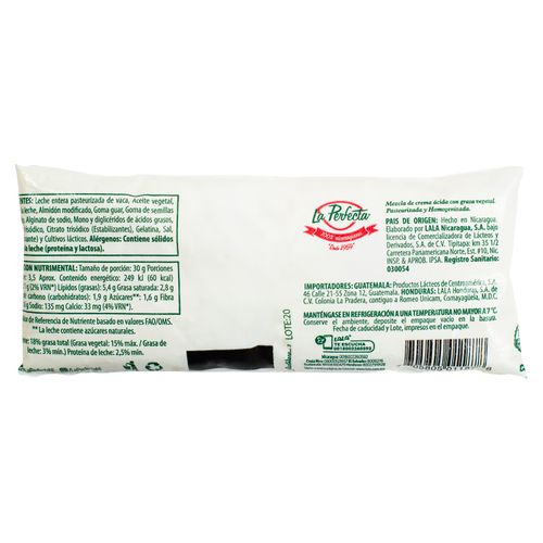 Crema ácida La Perfecta - 105 g