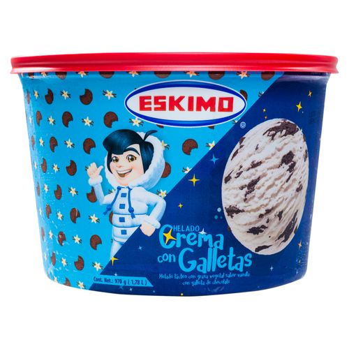 Helado Crema Galleta Eskimo 965Gr