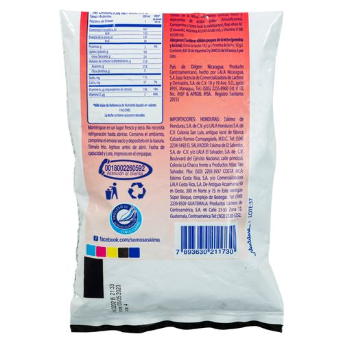 Leche Eskimo Sabor A Fresa - 200Ml