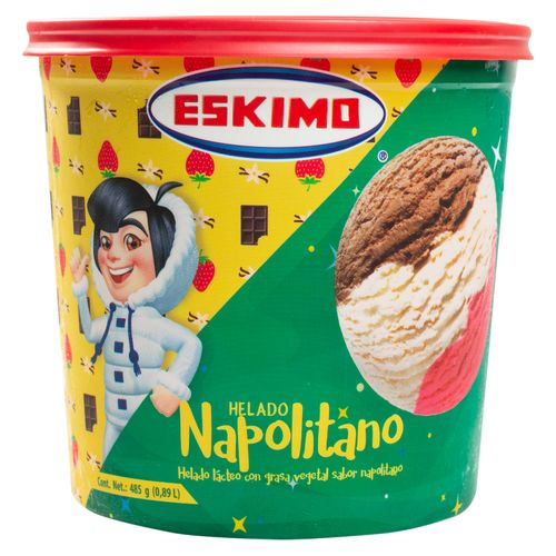 Helado Napolitano Eskimo Lt - 484Gr