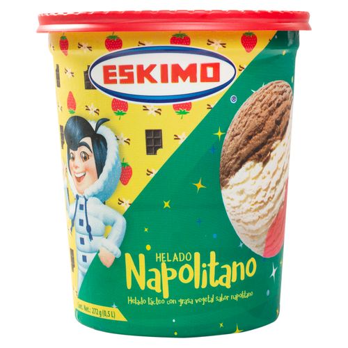 Helado Eskimo Sabor  A Napolitano