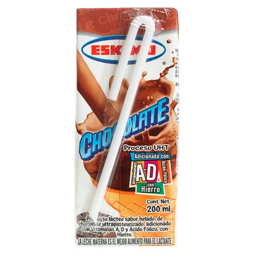 Leche Helado Eskimo Ultrapasteurizado Chocolate - 200ml
